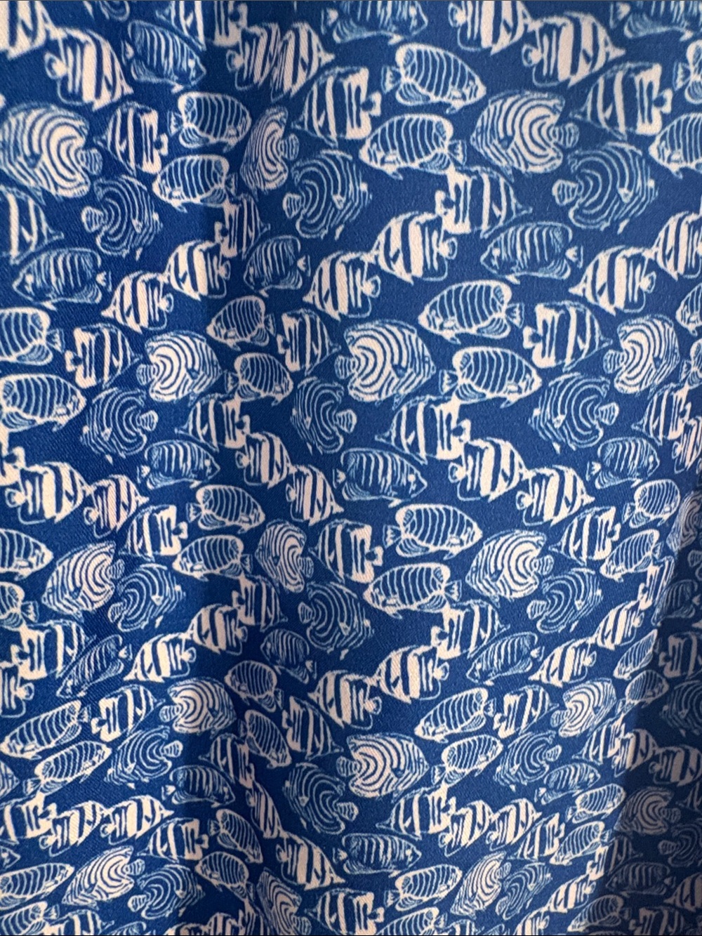 Charter Club Blue Swim Trunks with Pink Drawstring - Picture 3 of 3